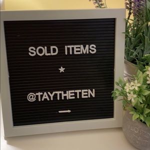 Sold Items - past this point